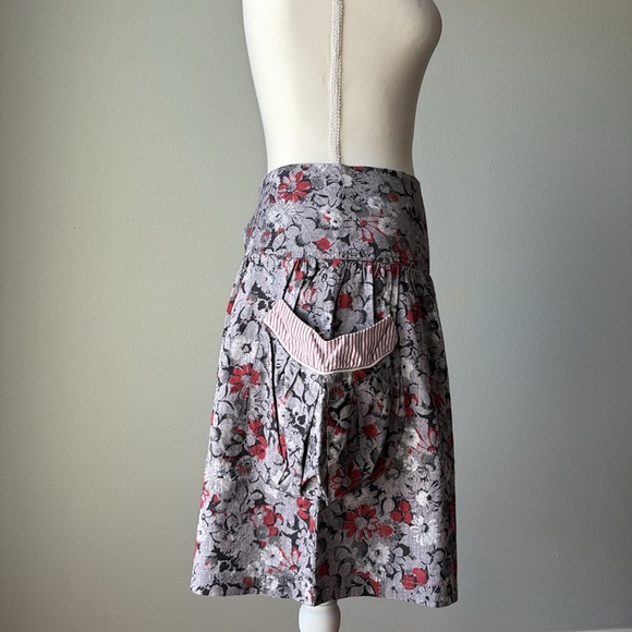 Boho Drop Waist Foraging Skirt - Picture 4 of 11